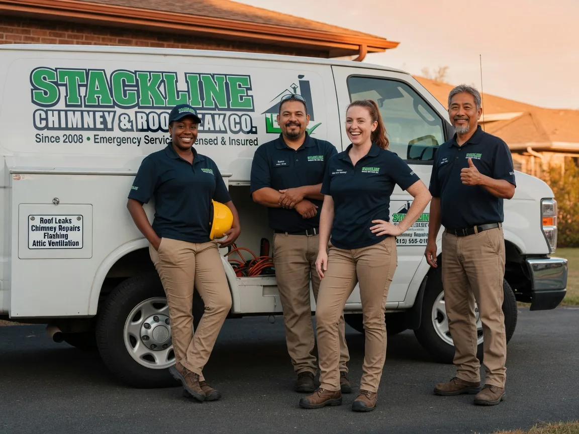 Chimney flashing repair company in Lakeside, CT